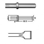 Cincel inserción hexagonal WACKER EHB 10/220 19x82,5 de 50x330mm